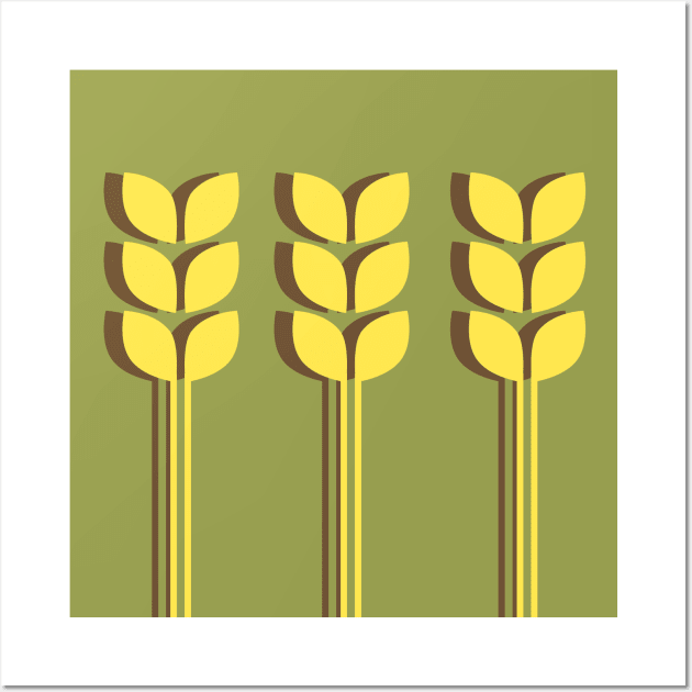 Canadian Wheat Wall Art by Carabara Designs